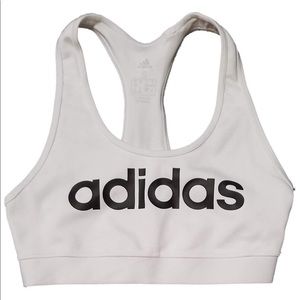 White Adidas sports bra medium women’s